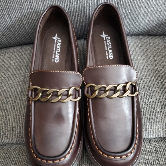 Eastland Shoes Eastland Slip On Womens Loafers Nora Brown With